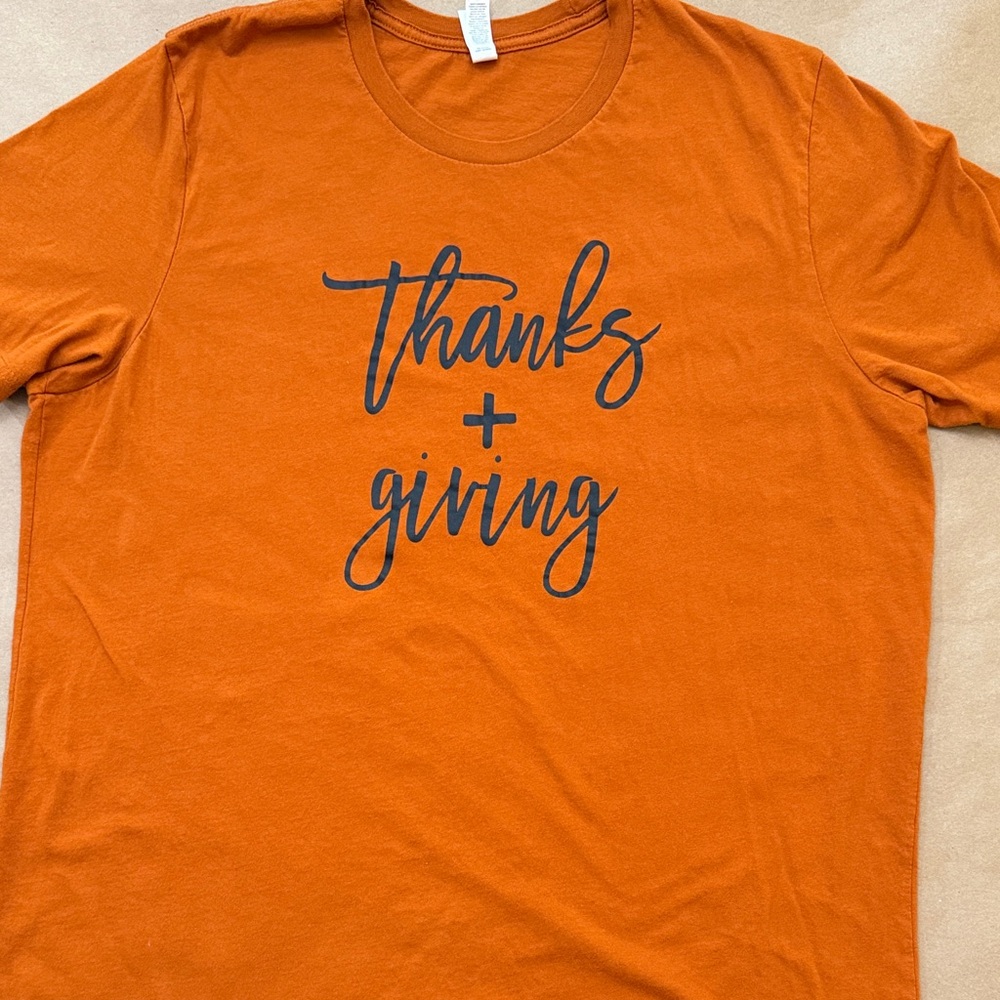 Bella Canvas Rust Thanksgiving T-Shirt